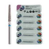 Fg Diamond Flat End Taper 848 Burs - 5Pcs per pack l Global Burs