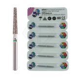 Fg Diamond Flat End Taper 848 Burs - 5Pcs per pack l Global Burs