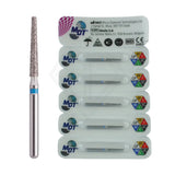 Fg Diamond Flat End Taper 848 Burs - 5Pcs per pack l Global Burs