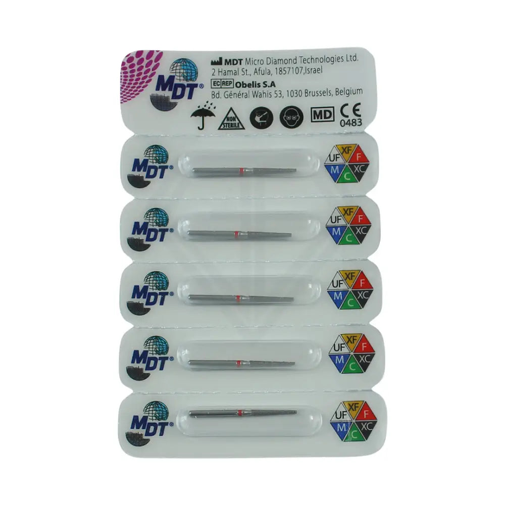 Fg Diamond Flat End Taper 848 Burs - 5Pcs per pack l Global Burs