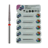 Fg Diamond Flat End Taper 848 Burs - 5Pcs per pack l Global Burs