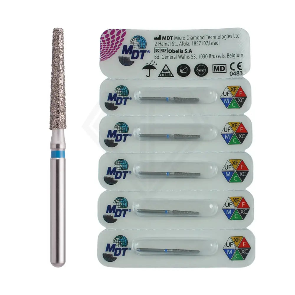 Fg Diamond Flat End Taper 848 Burs - 5Pcs per pack l Global Burs