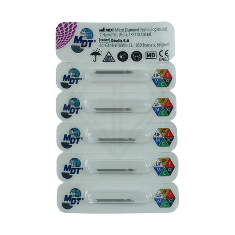Fg Diamond Grenade Short Flame 390 Burs - 5Pcs per pack ⌀0.16 mm x 3.5 mm / Medium l Global Burs