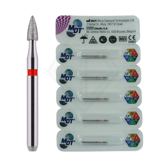 Fg Diamond Grenade Short Flame 390 Burs - 5Pcs per pack l Global Burs