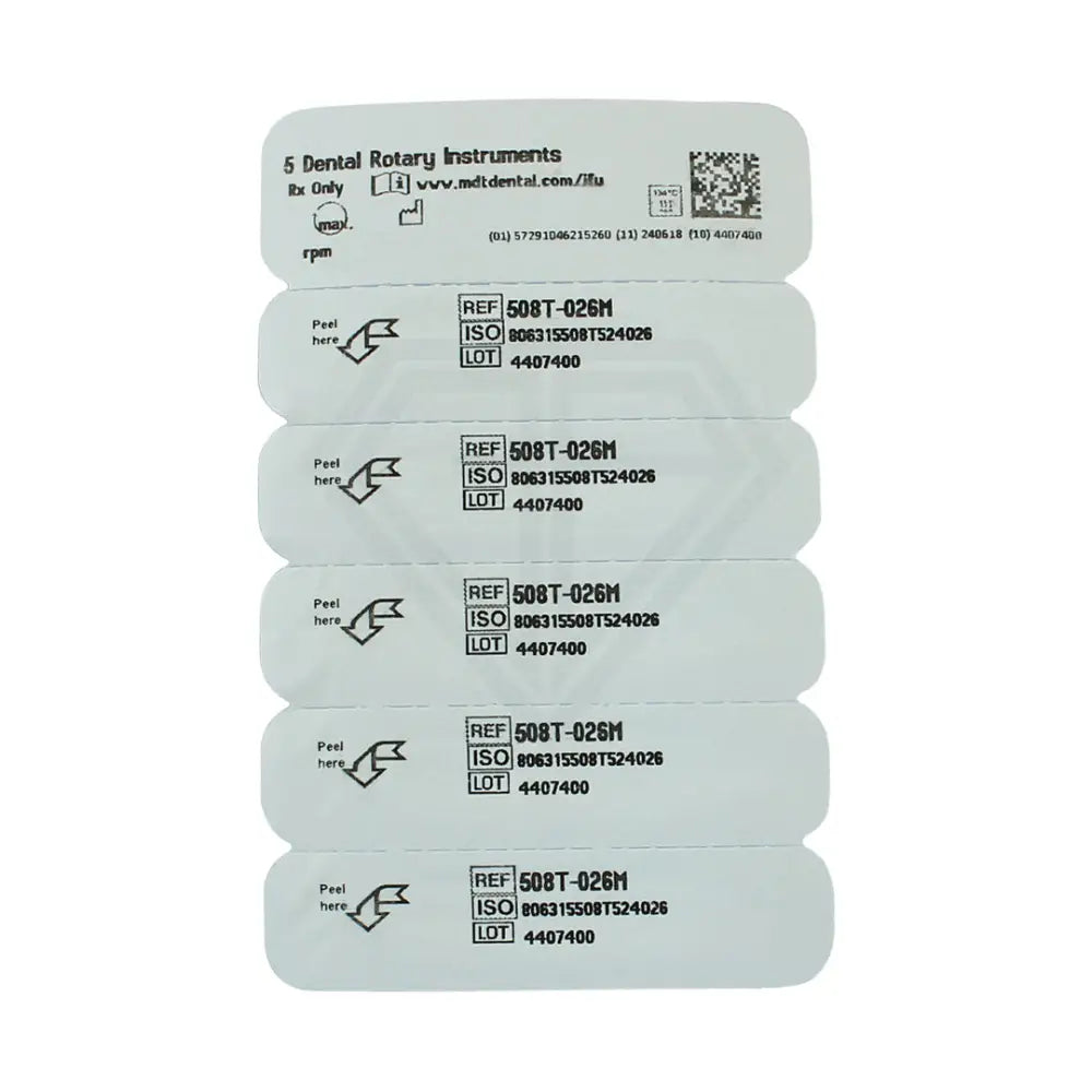 Fg Diamond Guided Pin Taper 508T Burs - 5Pcs per pack l Global Burs