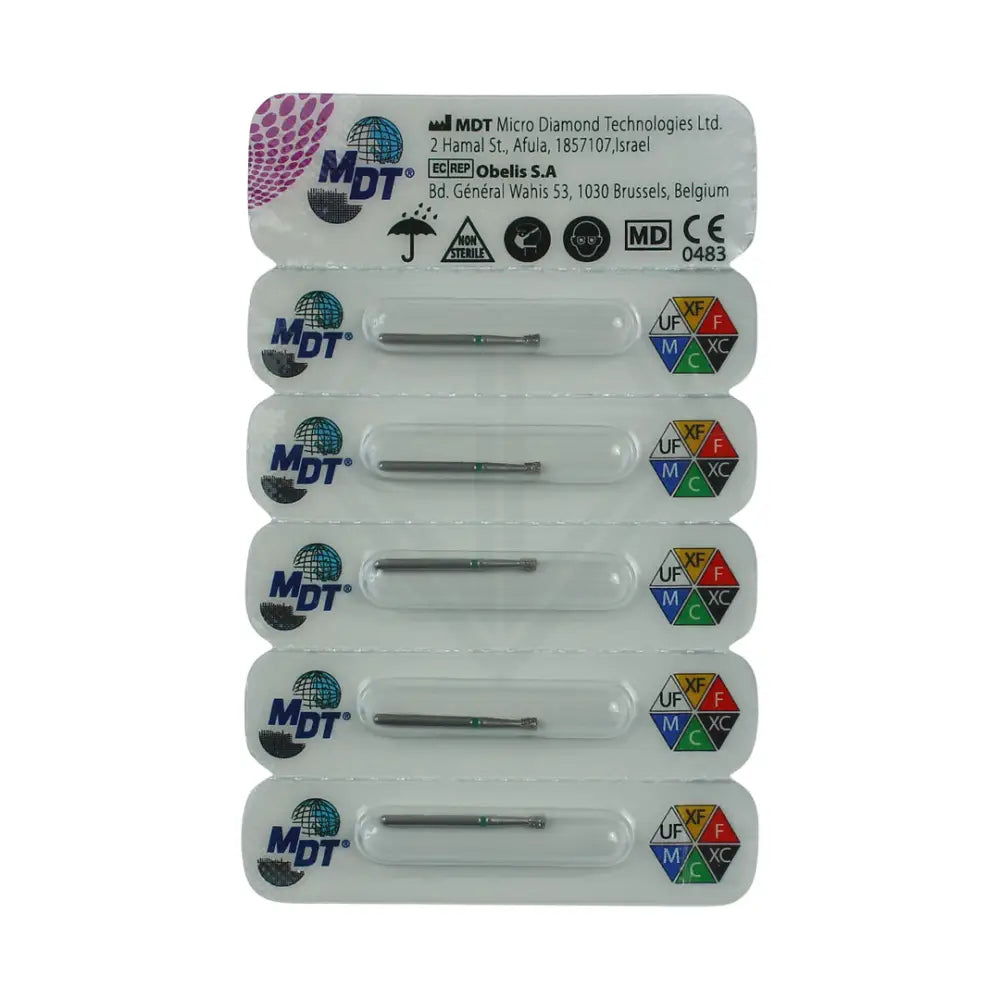 Fg Diamond Inverted Cone 805 Burs - 5Pcs per pack ⌀0.19 mm x 1.7 mm / Coarse l Global Burs