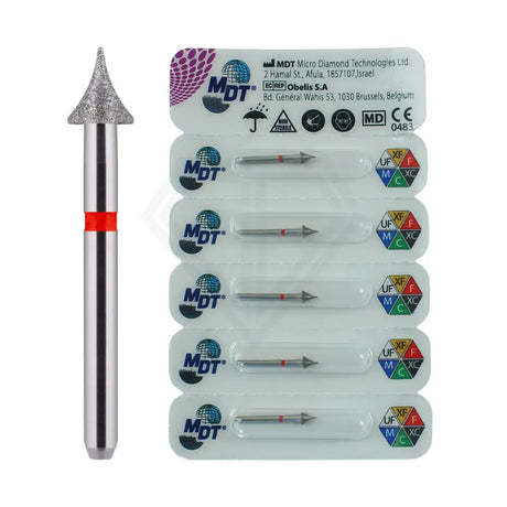 Fg Diamond Occlusal Trimming 833 Burs - 5Pcs per pack l Global Burs