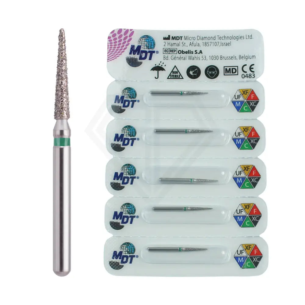 Fg Diamond Pointed Cone 858 Burs - 5Pcs per pack l Global Burs
