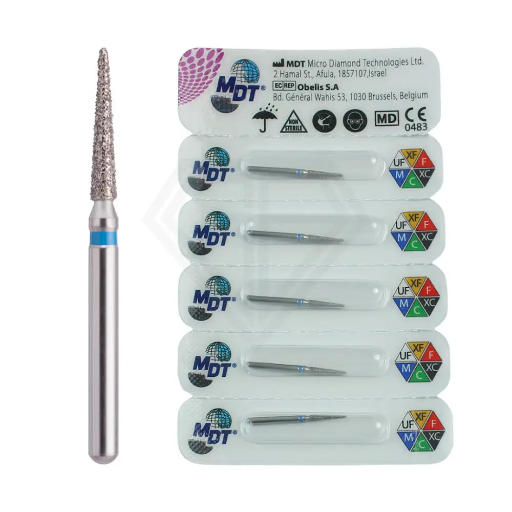 Fg Diamond Pointed Cone 858 Burs - 5Pcs per pack l Global Burs