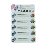 Fg Diamond Pointed Cone 859 Burs - 5Pcs per pack ⌀0.12 mm x 10.0 mm / Extra Fine l Global Burs