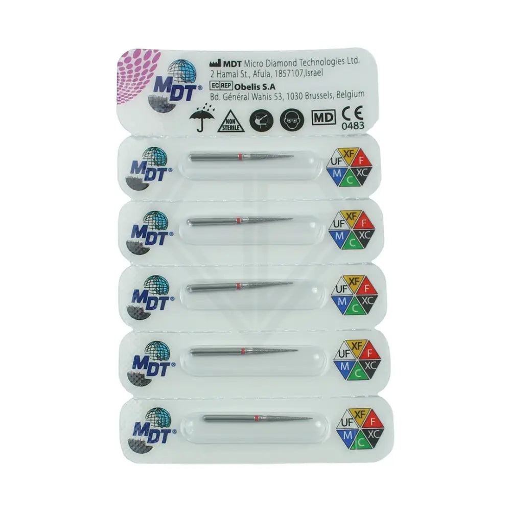 Fg Diamond Pointed Cone 859 Burs - 5Pcs per pack  ⌀0.16 mm x 10.0 mm / Fine l Global Burs