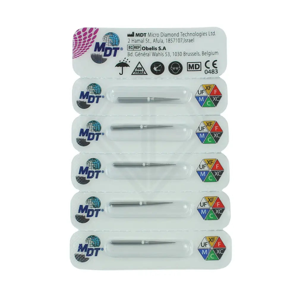 Fg Diamond Pointed Cone 859 Burs - 5Pcs per pack ⌀0.16 mm x 10.0 mm/ Ultra Fine l Global Burs