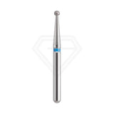 Fg Diamond Round 001 Burs - 5Pcs per pack ⌀0.12 mm x 1.2 mm / Medium l Global Burs