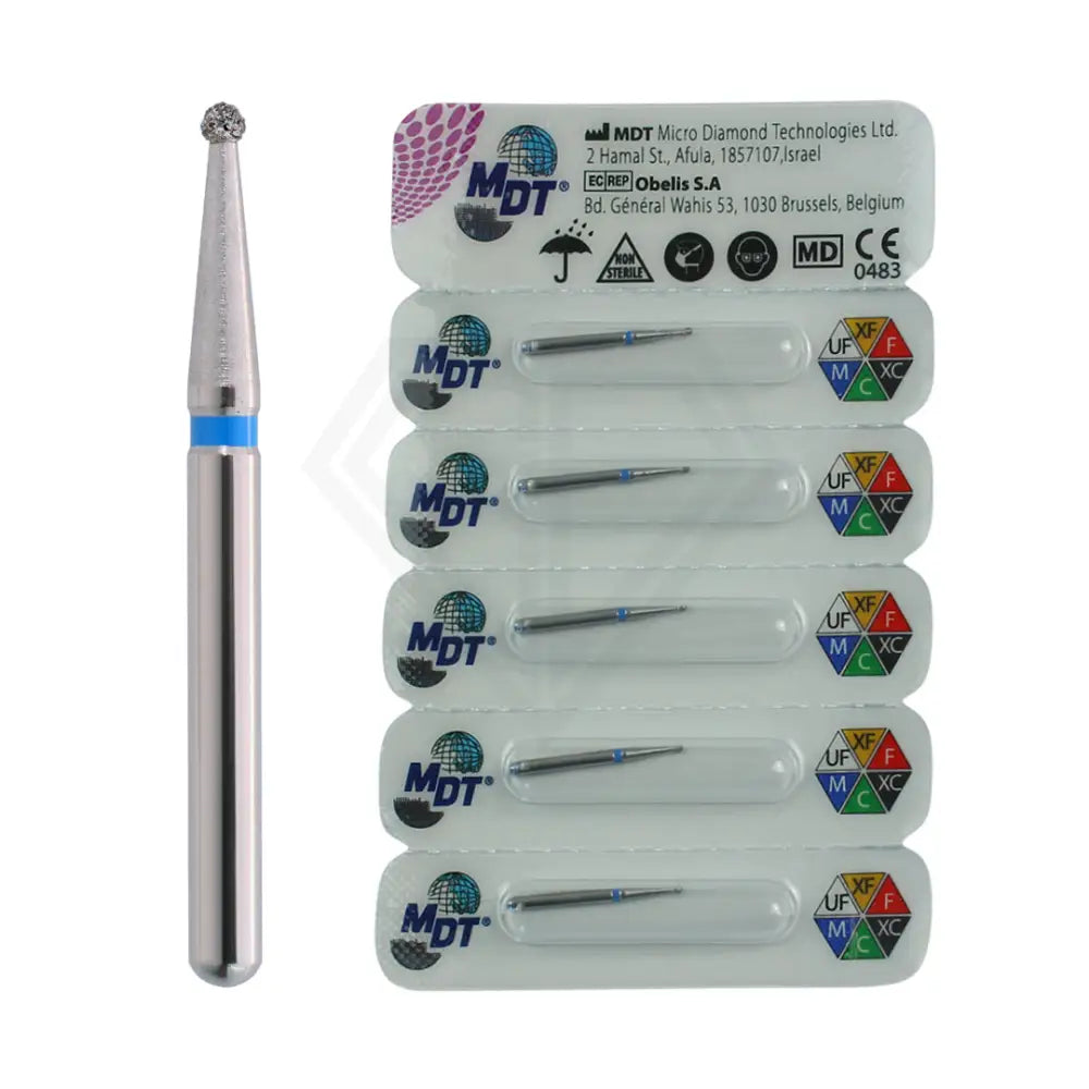 Fg Diamond Round 001 Burs - 5Pcs per pack l Global Burs