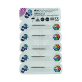 Fg Diamond Round Edge Taper 846Kr Burs - 5Pcs per pack ⌀0.16 mm x 6.0 mm / Fine l Global Burs
