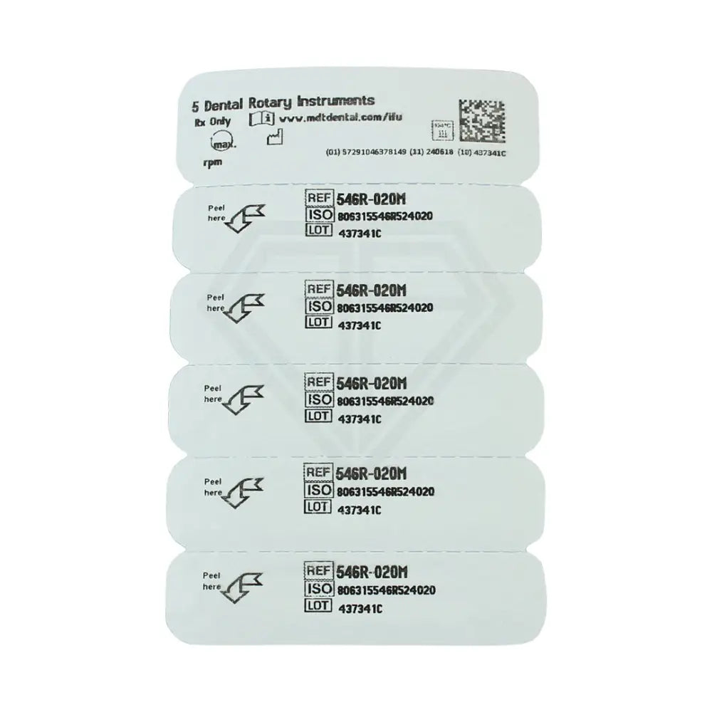 Fg Diamond Round Edge Taper 847Kr Burs - 5Pcs per pack l Global Burs