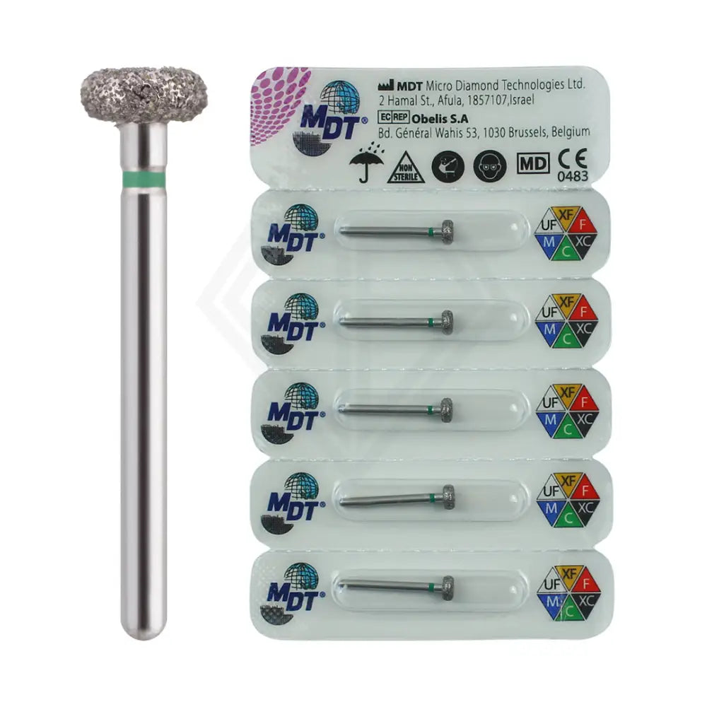 Fg Diamond Wheel Rounded Rim 909 Burs - 5Pcs per pack l Global Burs