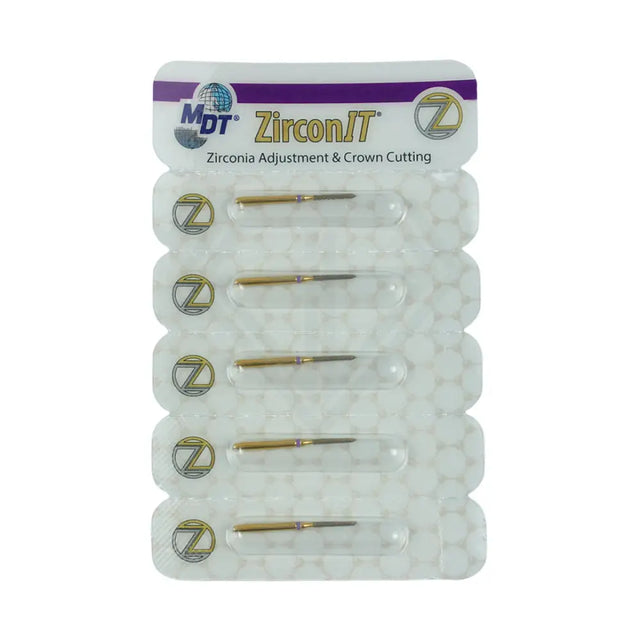 Fg Zirconit© Adj Beveled Cylinder 885 Burs - 5Pcs ⌀0.12 X 8.0Mm