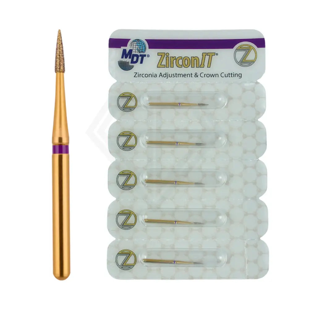 Fg Zirconit© Adj Flame Needle Short Head Burs - 5Pcs