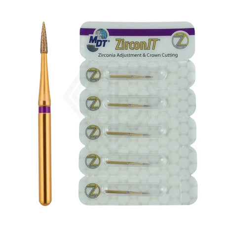 Fg Zirconit© Adj Flame Needle Short Head Burs - 5Pcs