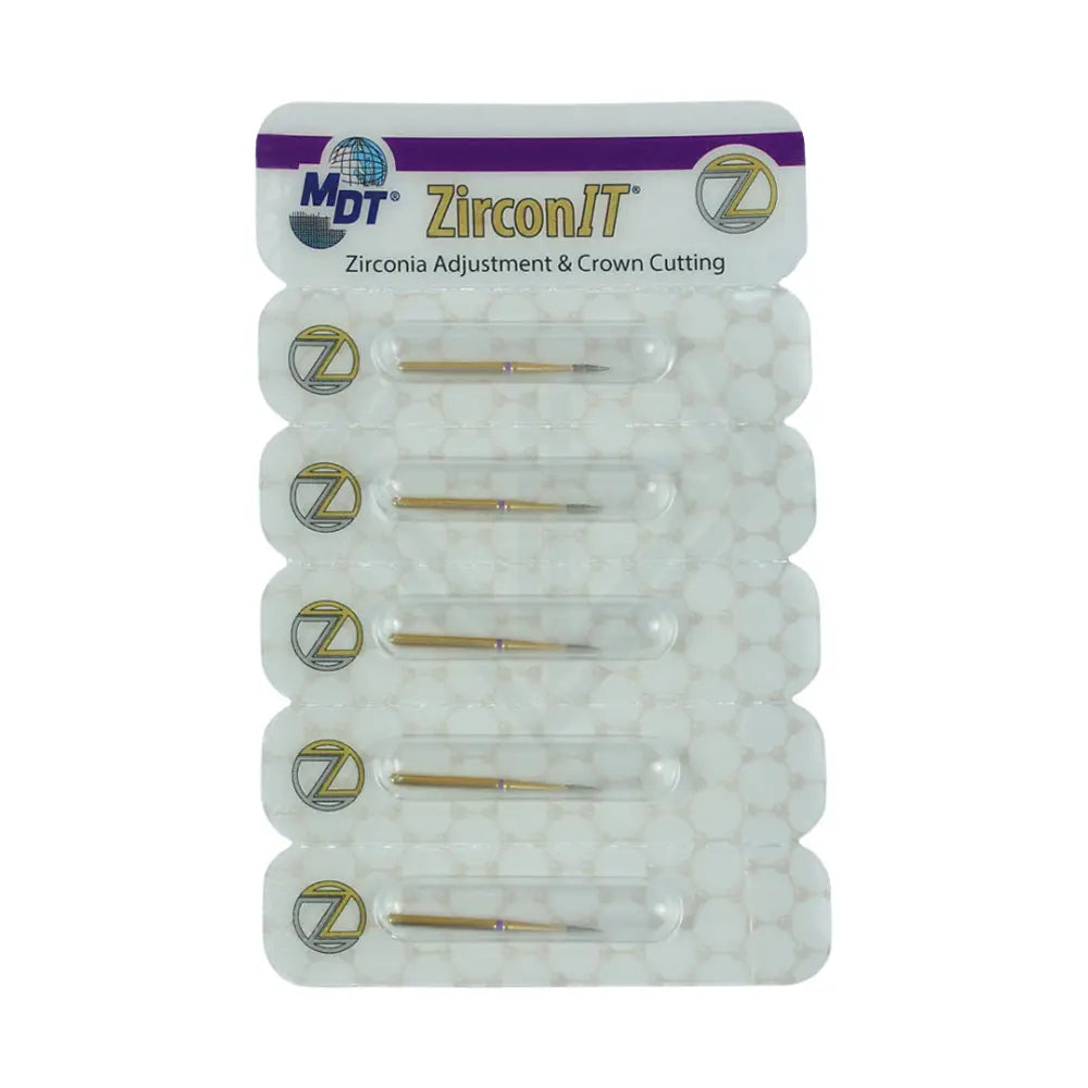 Fg Zirconit© Adj Flame Needle Short Head Burs - 5Pcs