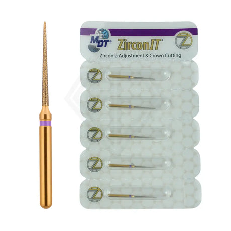 Fg Zirconit© Adj Pointed Cone 859L Burs - 5Pcs
