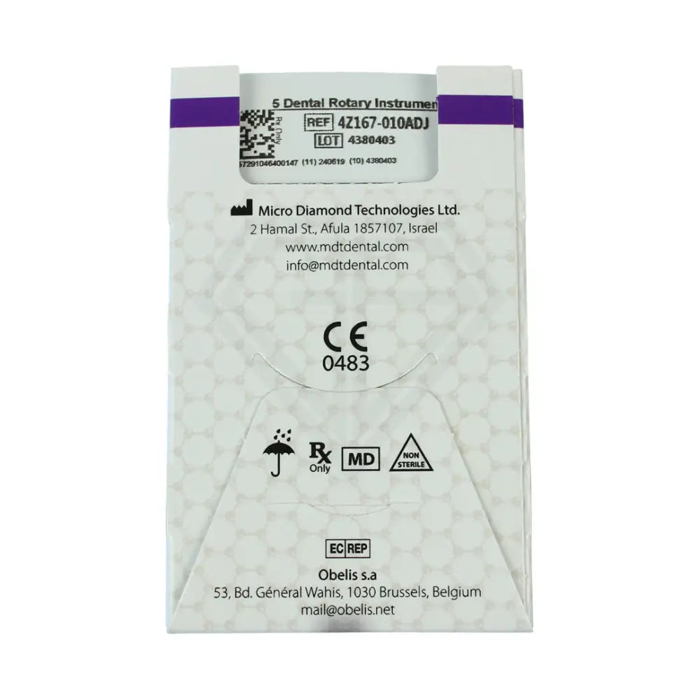 Fg Zirconit© Adj Pointed Cone 859L Burs - 5Pcs