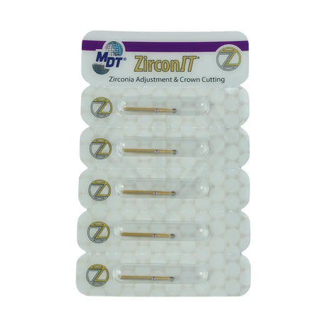 Fg Zirconit© Adj Round 801 Burs - 5Pcs ⌀0.18 X 1.8Mm