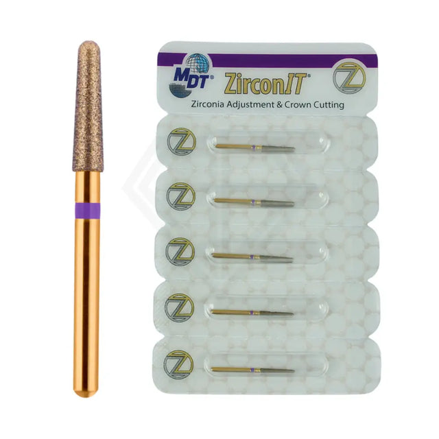 Fg Zirconit© Adj Round End Taper 856L Burs - 5Pcs