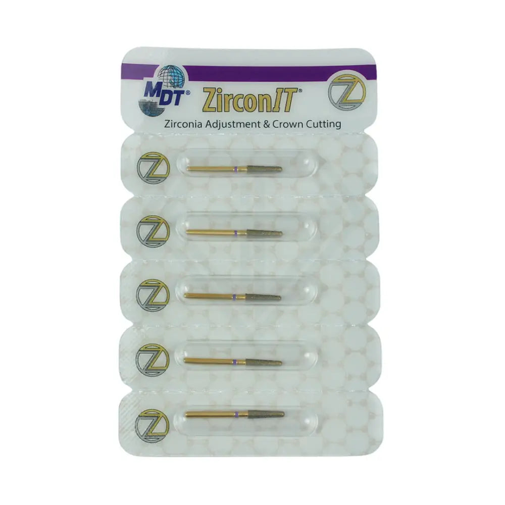 Fg Zirconit© Adj Round End Taper 856L Burs - 5Pcs
