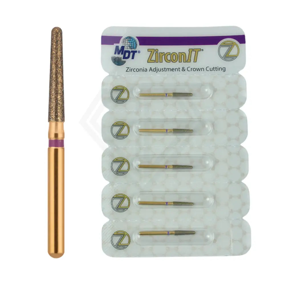 Fg Zirconit© Adj Round End Taper 856L Burs - 5Pcs
