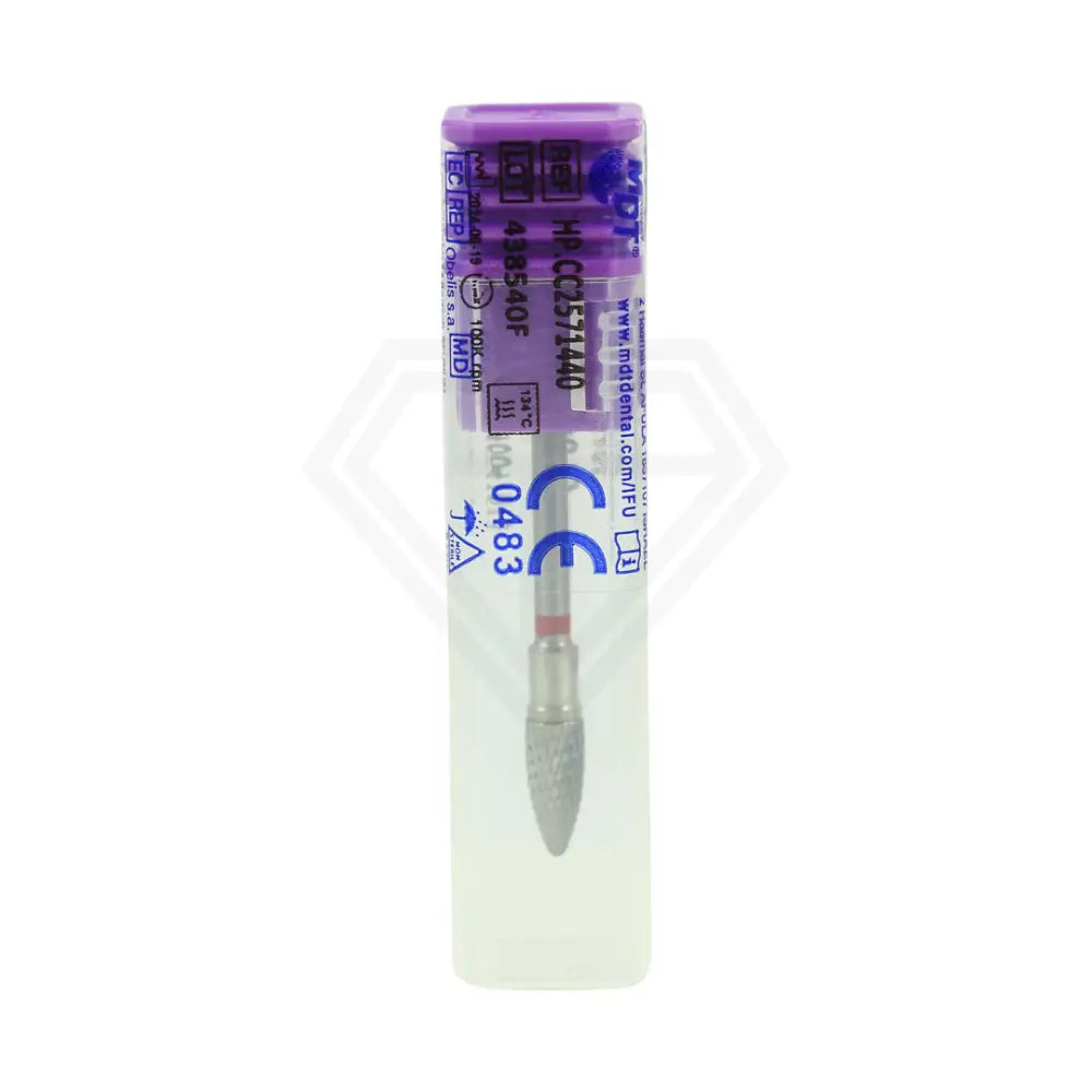 HP Carbide Fine Cross Cut Short Bullet Cutter ⌀0.40 x 9.0mm HP Carbide Cutters