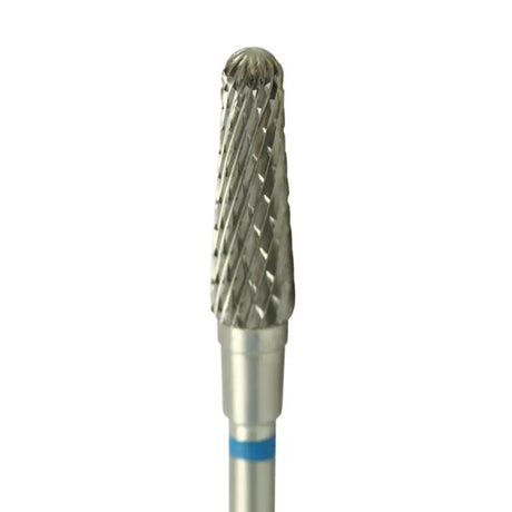 Hp Carbide Medium Cross Cut Round End Taper ⌀0.40 X 14.0Mm Cutter Cutters