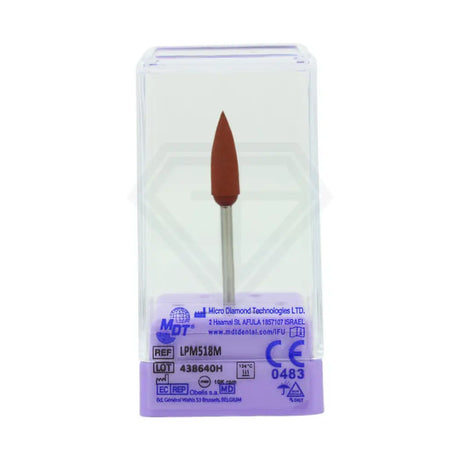Lab Polisher For Metals - Flame Shaped ⌀5.5 X 18Mm Medium / Single Unit Polishers
