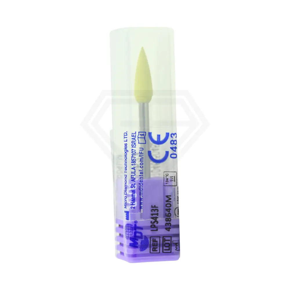 Lab Polisher For Silicate Ceramics - Flame Shaped ⌀4 X 13Mm / Fine Polishers