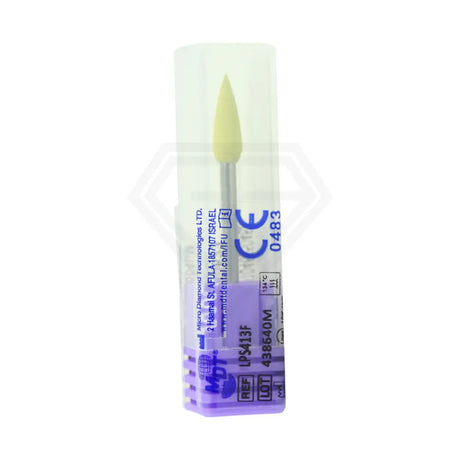 Lab Polisher For Silicate Ceramics - Flame Shaped ⌀4 X 13Mm / Fine Polishers