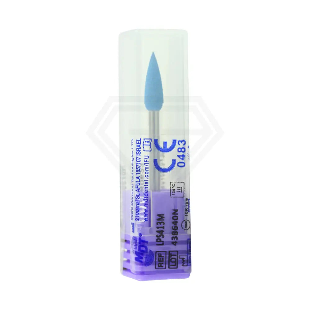 Lab Polisher For Silicate Ceramics - Flame Shaped ⌀4 X 13Mm / Medium Polishers