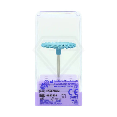 Lab Polisher For Silicate Ceramics - Twist Shaped ⌀26 X 2Mm / Medium Polishers