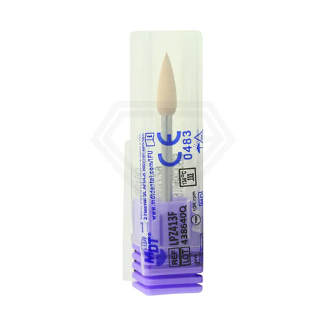 Lab Polisher For Zirconia - Flame Shaped ⌀4 X 13Mm / Fine Polishers