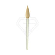 Lab Polisher For Zirconia - Flame Shaped ⌀4 X 13Mm Polishers