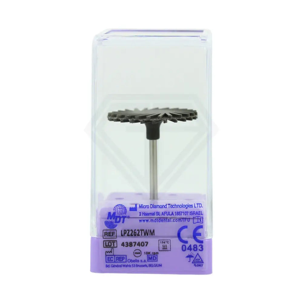 Lab Polisher For Zirconia - Twist Shaped ⌀26 X 2Mm / Medium Polishers