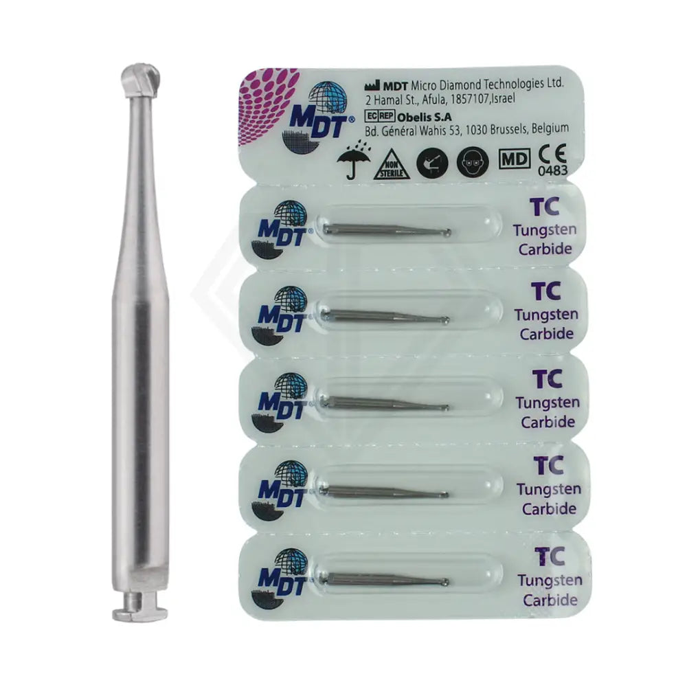 Ra Carbide Operative Round Burs - 5Pcs