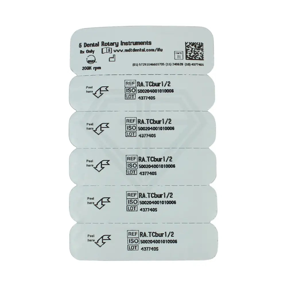 Ra Carbide Operative Round Burs - 5Pcs