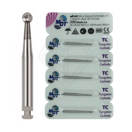 Ra Carbide Surgical Round Burs - 5Pcs